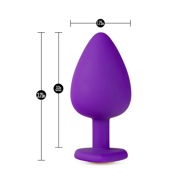 Анальна пробка TEMPTASIA BLING PLUG LARGE PURPLE