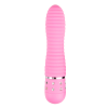 Вібратор ребристий Love Diamond Vibrator рожевий, 11.4 см