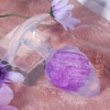 Анальна пробка Liebe Seele Icecream-shaped Crystal Anal Plug - Purple Medium