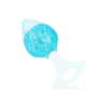Анальна пробка Liebe Seele Heart-shaped Crystal Anal Plug - Blue Medium