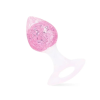 Анальна пробка Liebe Seele Heart-shaped Crystal Anal Plug - Pink Medium