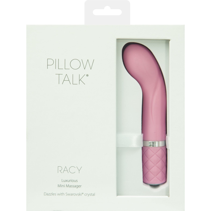 Розкішний вібратор Pillow Talk - Racy Pink з кристалом Swarovski для точки G, подарункове паковання