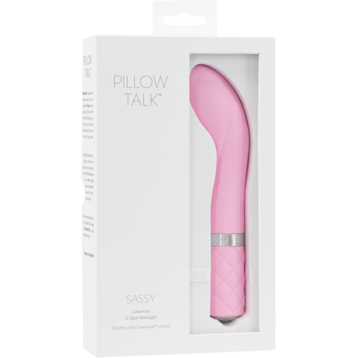 Розкішний вібратор Pillow Talk - Sassy Pink з кристалом Сваровські для точки G, подарункова упаковка