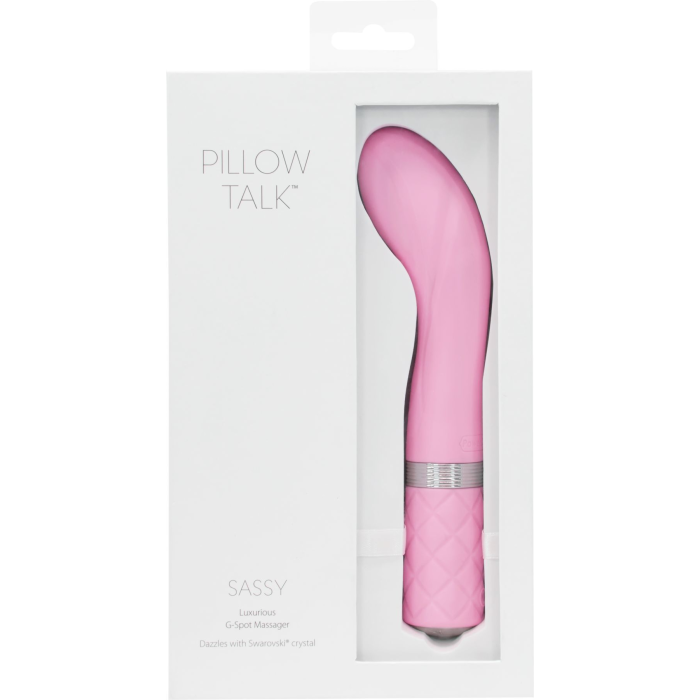 Розкішний вібратор Pillow Talk - Sassy Pink з кристалом Сваровські для точки G, подарункова упаковка