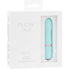 Розкішний вібратор PILLOW TALK - Flirty Teal з кристалом Swarovski, гнучка головка