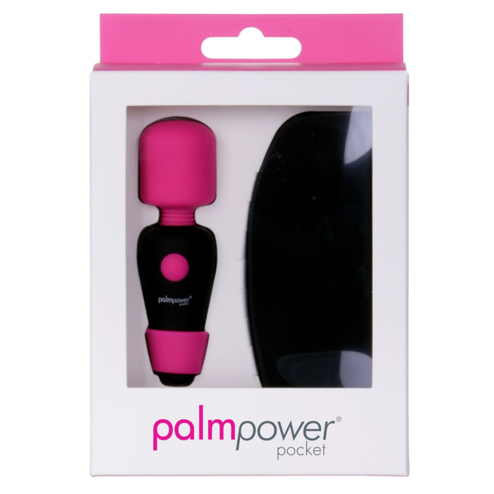 Мінівібромасажер PalmPower Pocket із чохлом на блискавці, водостійкий, перезаряджуваний, довжина 9см