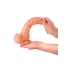 Фалоімітатор із рухомою крайньою плоттю Real Body — Real Brad, діаметр 4 см, TPE