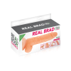 Фалоімітатор із рухомою крайньою плоттю Real Body — Real Brad, діаметр 4 см, TPE