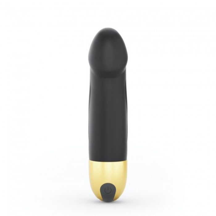 Вібратор Dorcel Real Vibration S Gold 2.0, діаметр 3,7см, перезаряджуваний, для точки G