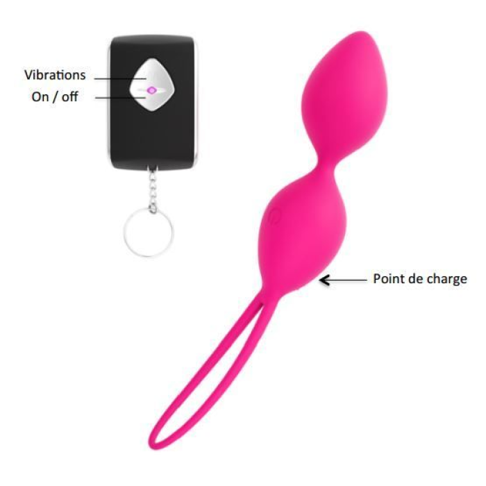 Вагінальні кульки Dorcel Divine Balls, діаметр 3,5 см, маса 91г