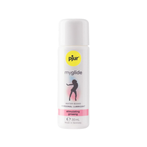 Збуджувальний лубикант на водній основі pjur myglide 30 мл, із женьшенем, тепло+поколювання