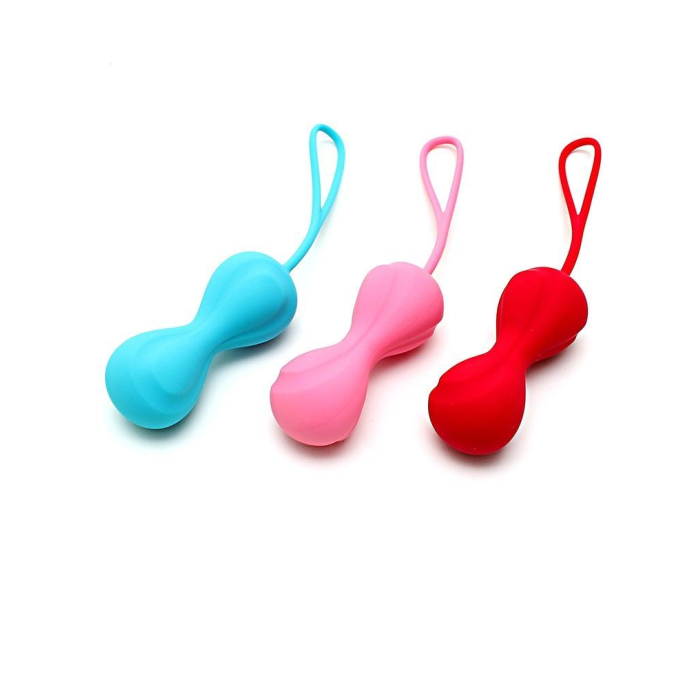 Вагінальні кульки Satisfyer Power Balls (3 пари), діаметр 3,4см, маса 60-76-92г, з кулькою всередині