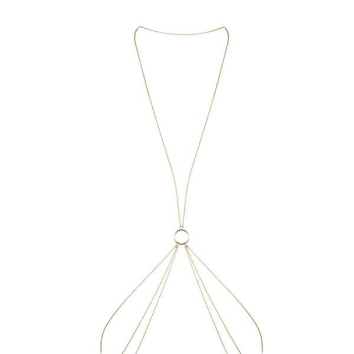 Ланцюжок для тіла Bijoux Indiscrets Magnifique 8 Body Chain - Gold, прикраса для тіла