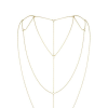 Ланцюжок для спини Bijoux Indiscrets Magnifique Back and Cleavage Chain - Gold, прикраса для тіла
