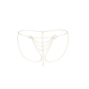 Ланцюжок-трусики Bijoux Indiscrets Magnifique Bikini Chain – Gold, прикраса для тіла