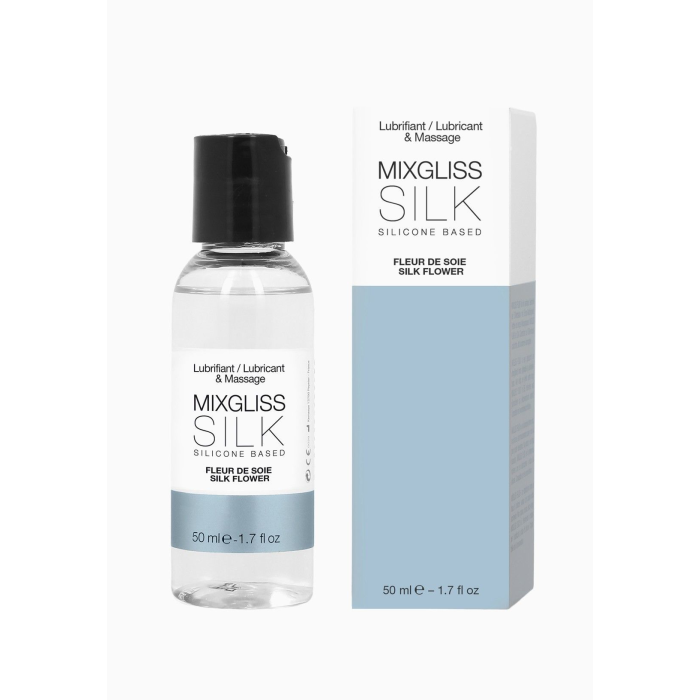 Лубрикант на силіконовій основі MixGliss SILK - FLEUR DE SOIE (50 мл) з квітковим ароматом