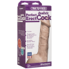 Фалоімітатор Doc Johnson - 7 Inch Perfect Erect Cock, велика головка, Vac-U-Lock