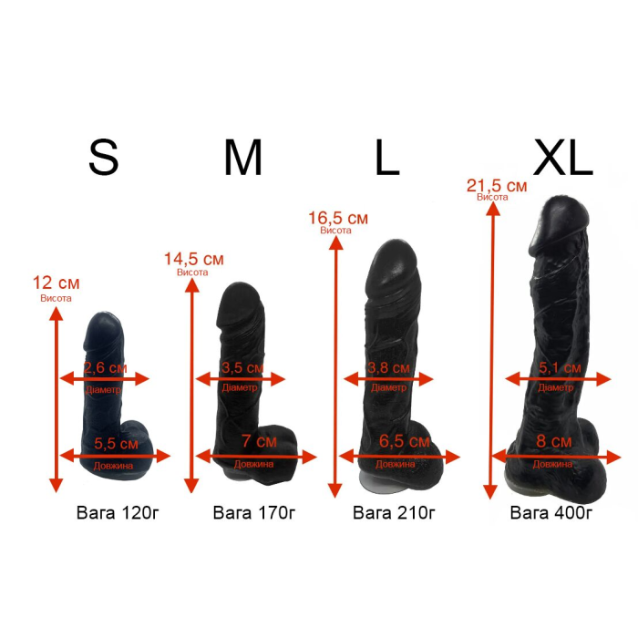 Мило у формі пеніса Чистий Кайф Brown size M, крафтове мило-член, натуральне