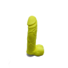 Мило у формі пеніса Чистий Кайф Yellow size M, крафтове мило-член, натуральне