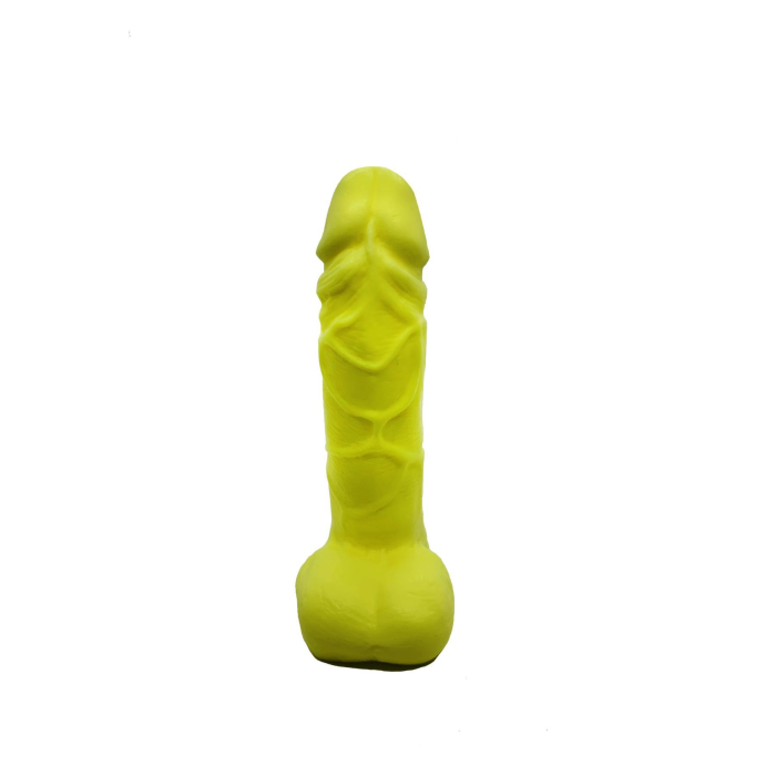 Мило у формі пеніса Чистий Кайф Yellow size M, крафтове мило-член, натуральне