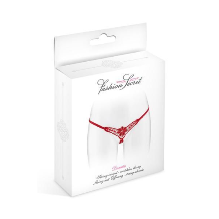 Трусики-стрінги з доступом Fashion Secret DANUTA Red