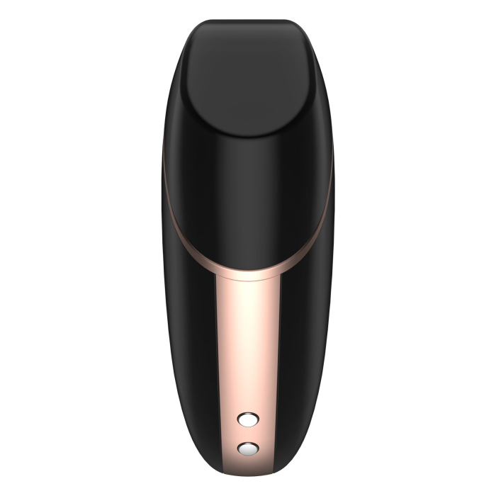 Вакуумний кліторальний стимулятор Satisfyer Love Triangle Black з керуванням через інтернет