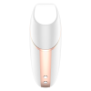 Вакуумний кліторальний стимулятор Satisfyer Love Triangle White з керуванням через інтернет