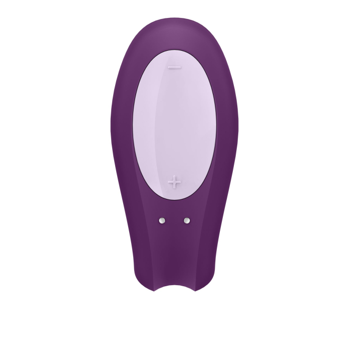 Смарт-вібратор для пар Satisfyer Double Joy Violet із широким кліторальним стимулятором