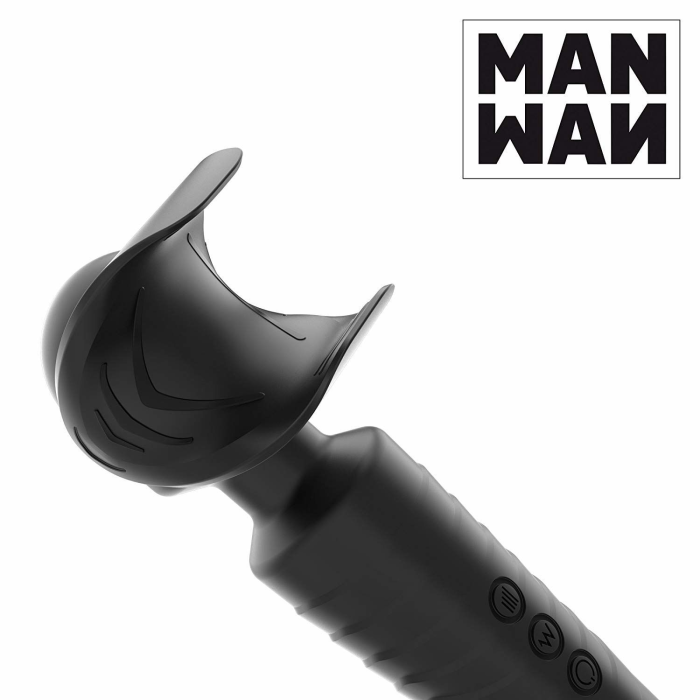 Мастурбатор-вібромасажер Manwan MAN.WAND, відмінно для пар, вібро-мінет, 20 режимів