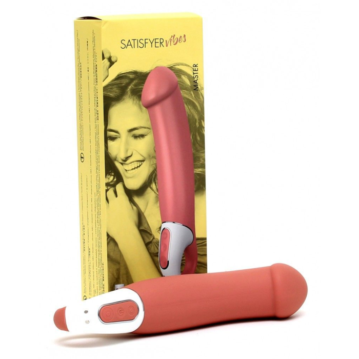 Потужний вібратор Satisfyer Vibes Master, гнучкий літій силікон, 12 режимів роботи, діаметр 46 мм