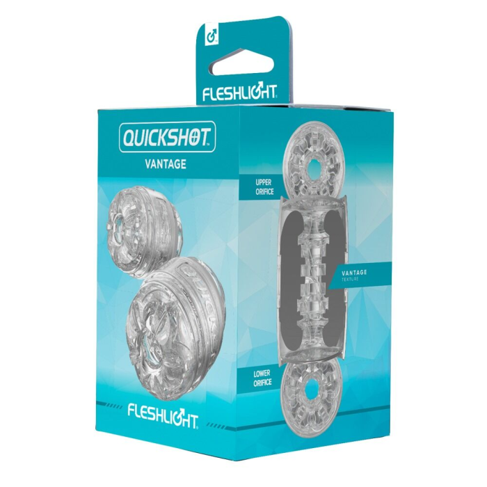 Мастурбатор Fleshlight Quickshot Vantage, компактний, чудово для пар і мінету