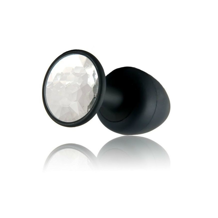 Анальна пробка Dorcel Geisha Plug Diamond L з кулькою всередині, створює вібрації, макс. діаметр 4см