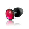 Анальна пробка Dorcel Geisha Plug Ruby L з кулькою всередині, створює вібрації, макс. діаметр 4 см