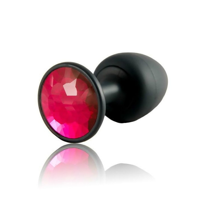 Анальна пробка Dorcel Geisha Plug Ruby XL з кулькою всередині, створює вібрації, макс діаметр 4,5 см