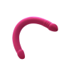Фалоімітатор двосторонній Dorcel Real Double Do Magenta, діаметр 4 см, довжина 42 см