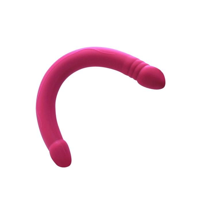 Фалоімітатор двосторонній Dorcel Real Double Do Magenta, діаметр 4 см, довжина 42 см