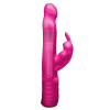 Вібратор-кролик Dorcel Baby Rabbit Pink з перлинним масажем і головкою, що обертається