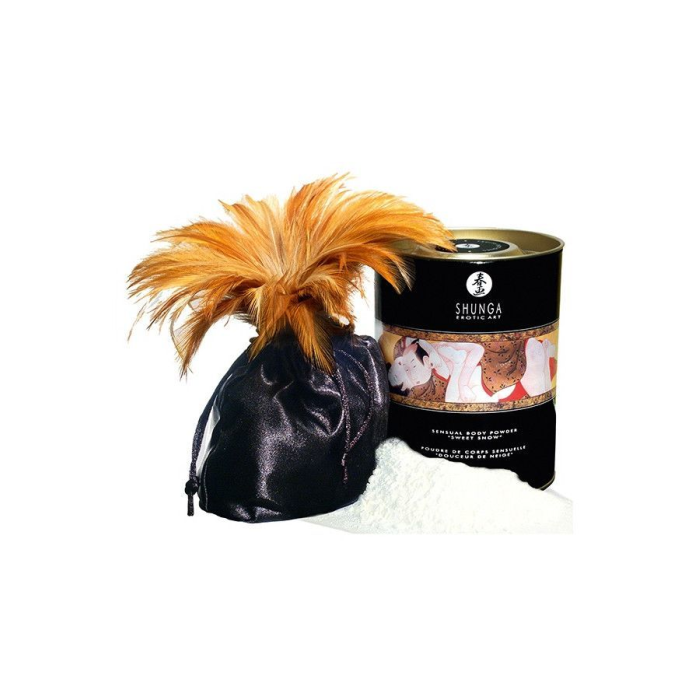Смачна пудра для оральних пестощів Shunga Sweet Snow Body Powder – Honey of the Nymphs (228 гр)