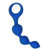 Анальні кульки Alive Triball Blue, силікон, макс. діаметр 2 см