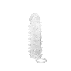 Насадка на член Dorcel Mr. Orgasm з кільцем для мошонки, ультрастимулювальний рельєф