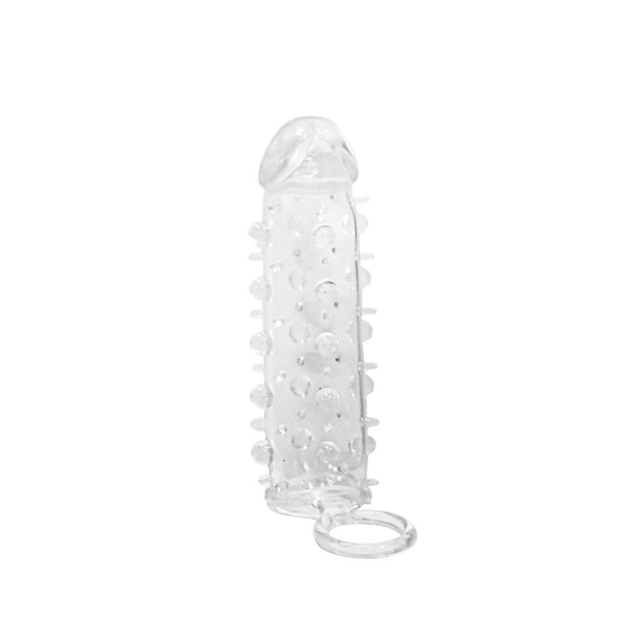 Насадка на член Dorcel Mr. Orgasm з кільцем для мошонки, ультрастимулювальний рельєф