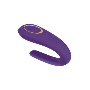 Вібратор для пар Satisfyer Double Classic Violet з одним моторчиком