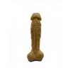 Мило у формі пеніса Чистий Кайф Brown size XL, крафтове мило-член, натуральне