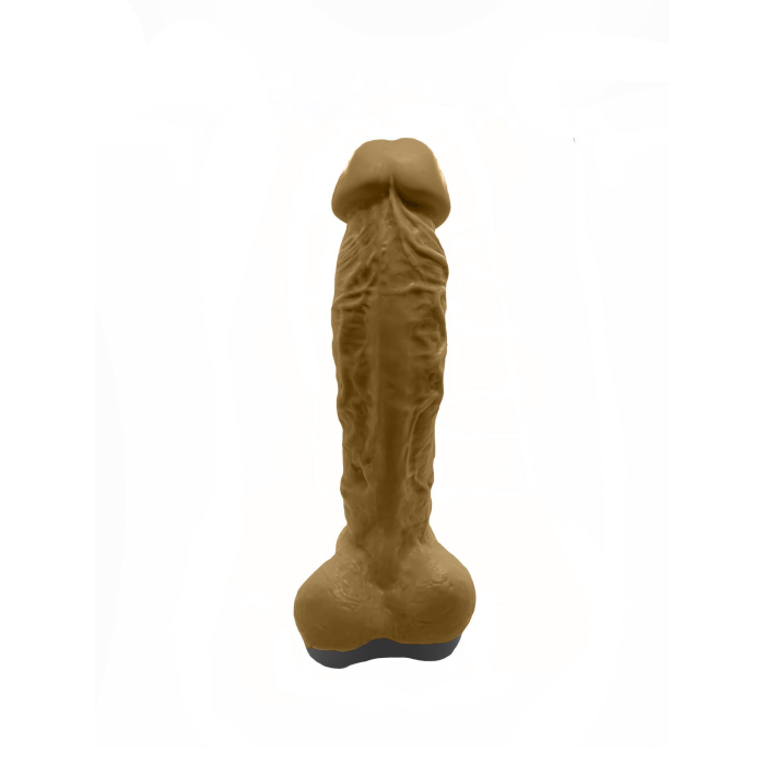 Мило у формі пеніса Чистий Кайф Brown size XL, крафтове мило-член, натуральне