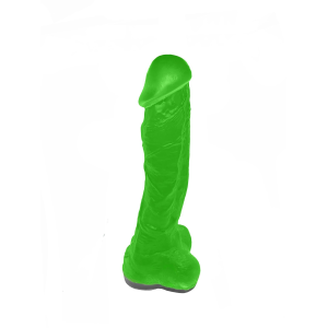 Мило у формі пеніса Чистий Кайф Green size XL, крафтове мило-член, натуральне