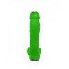 Мило у формі пеніса Чистий Кайф Green size XL, крафтове мило-член, натуральне