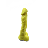 Мило у формі пеніса Чистий Кайф Yellow size XL, крафтове мило-член, натуральне
