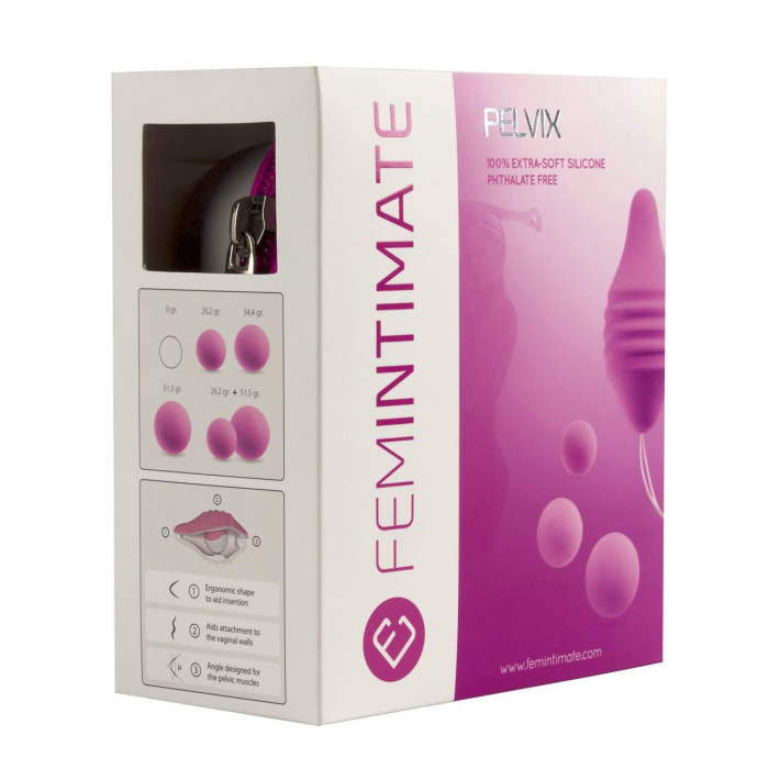Тренажер Кегеля Femintimate Pelvix Concept з набором вантажів, анатомічно правильний