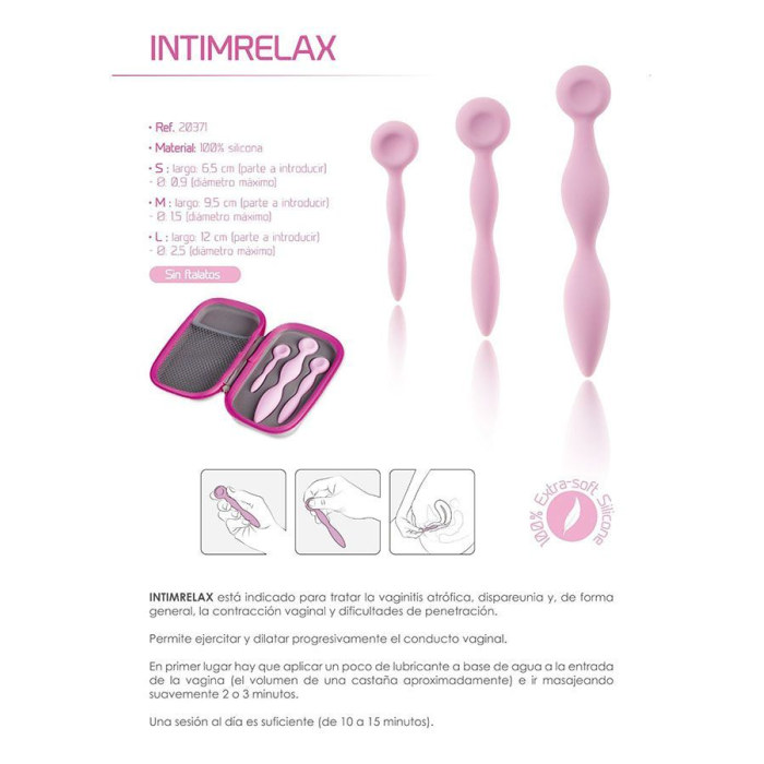 Система відновлення при вагініті Femintimate Intimrelax для зняття спазмів під час введення
