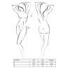 Комплект білизни під латекс Passion CAPRI SET L/XL, black, міні-бікіні, стрінги, пояс для панчіх